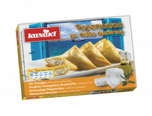 Filo Triangles 300g with Mizithra and Feta cheese